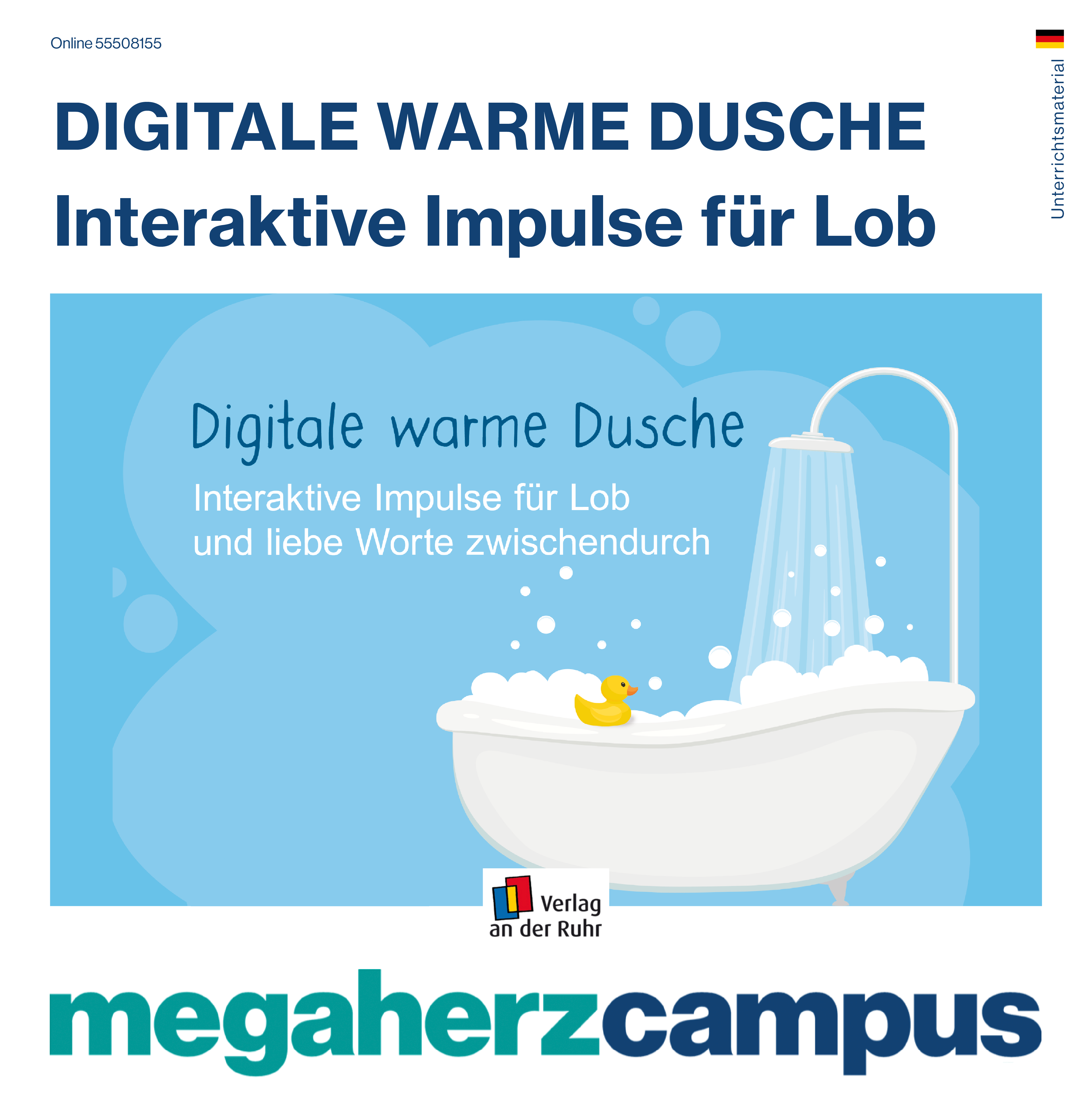 Digitale warme Dusche