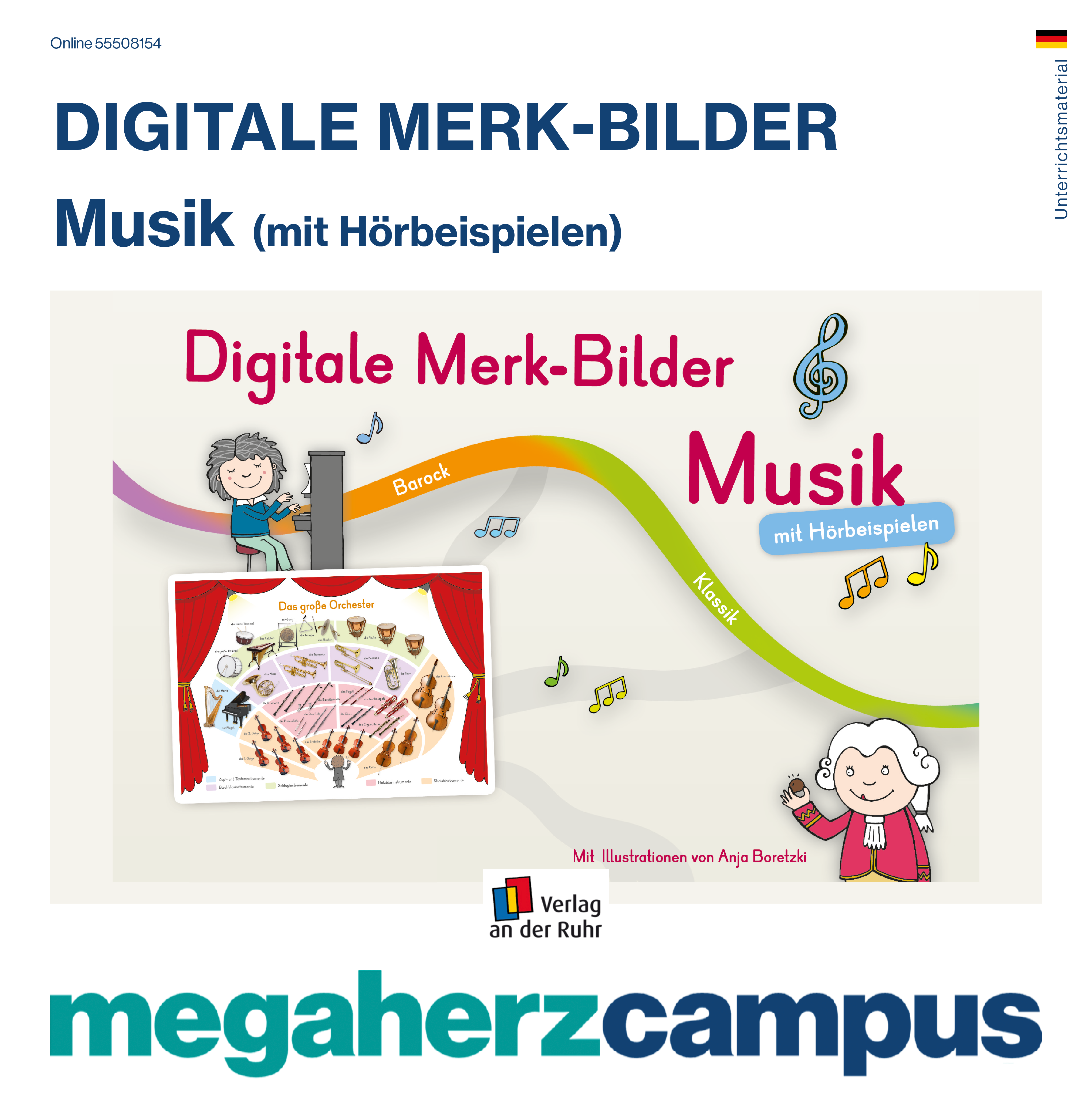 Digitale Merk-Bilder Musik